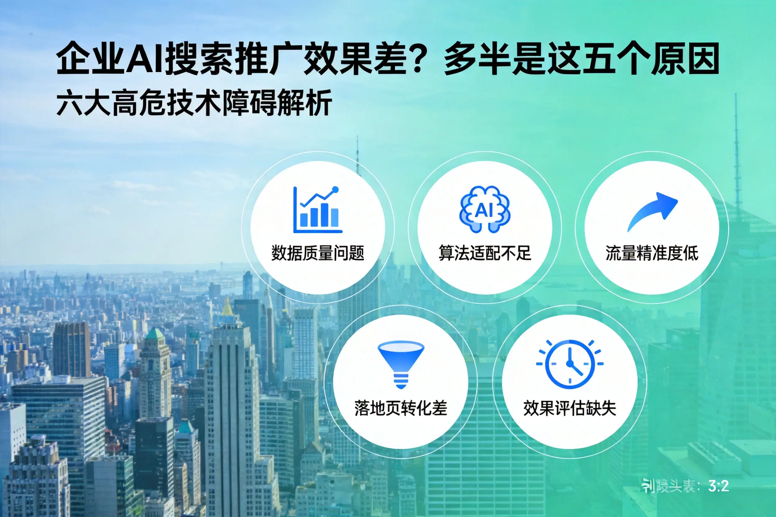 水磨沟企业AI搜索推广效果差?多半是这五个原因